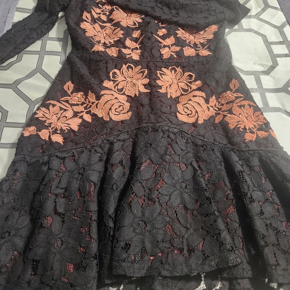 Gianni Bini Black Lace Dress